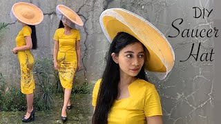 Amal Inspired DIY Saucer Hat [upl. by Eicyac]