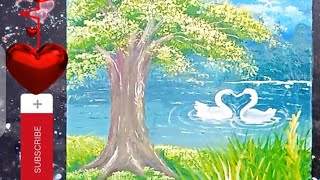 Easy Landscape Painting Tutorials  Scenery amp Nature Art for Beginners [upl. by Nooj803]