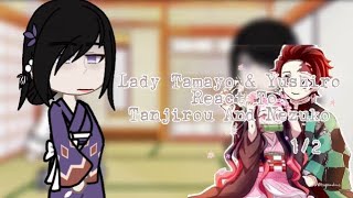 🌸🗡 Lady Tamayo and Yushiro React To Tanjirou And Nezuko 🌸🗡 12  KnyDemon Slayer [upl. by Helprin]