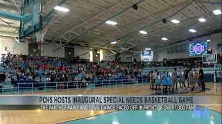 Pinckneyville Community High School Hosts Inaugural Special Needs Basketball Game [upl. by Ttreve]