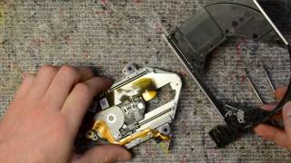 Laptop DVDRW disassembly take apart teardown tutorial [upl. by Lacee929]