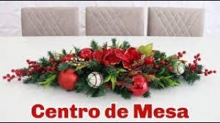 DECORAÇÃO PARA MESA DE NATAL [upl. by Nolrak]