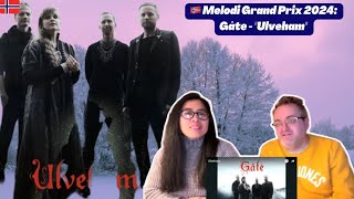 🇳🇴 Melodi Grand Prix 2024 Gåte  quotUlvehamquot  🇩🇰REACTION [upl. by Elidad]