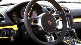 2013 Porsche Cayman S  INTERIOR [upl. by Adnovoj474]