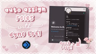 how to automatically give someone a role on discord when they join  2024 UPDATED tutorial 、ely °｡☁ [upl. by Yerd]