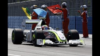 Rubens Barrichello vence o GP da Europa 230809 Emoçao pura [upl. by Emelda]