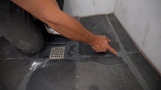 20000 MISTAKE Bad DIY Waterproofing Job on a Tiled Shower Pan [upl. by Sokim]