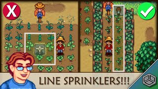 Line Sprinklers Are AMAZING  Modded Stardew Valley 14 [upl. by Siuqaj]