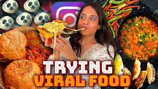 I Only Ate Viral ReelShorts Food For 24 Hours Of Different Countries 🇮🇳🇰🇷🇮🇹 sosaute viralfood [upl. by Amr614]