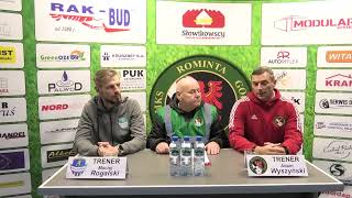 Konferencja pomeczowa Trenerow Rominty i Olimpii [upl. by Ylrak18]