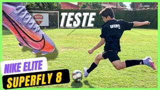 TESTE MINHA NOVA CHUTEIRA NIKE ELITE SUPERFLY 8 [upl. by Hey]