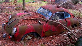 1964 Porsche 356C Cabriolet  Car Restoration [upl. by Kcirdec]