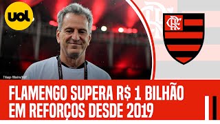 FLAMENGO GASTOU MAIS DE R 1 BILHÃO EM REFORÇOS NA GESTÃO DE RODOLFO LANDIM [upl. by Ensign]