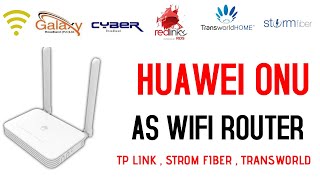 How to use Huawei ONU Router as Wifi Router  Unlock Echolife EG8247H5  2022 [upl. by Nevetse]