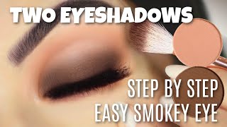 Beginners Smokey Eye Makeup Tutorial  How To Apply Eyeshadow [upl. by Ehsiom]