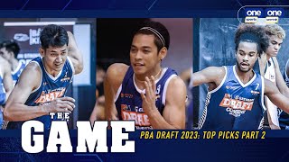 The Game  PBA DRAFT 2023 Top picks Part 2 [upl. by Nauqel]