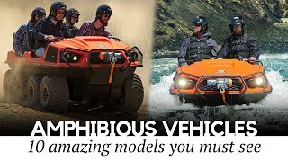 Top 10 Amphibious Vehicles and OffRoad Machines You Can Actually Buy [upl. by Einnob]