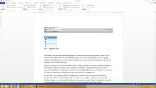 Microsoft Word automatisches Tabellenverzeichnis erstellen  wissenschaftliches Arbeiten Tutorial [upl. by Mountford]