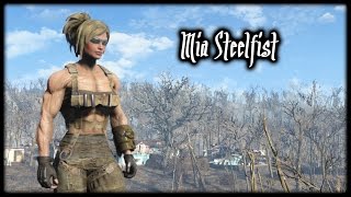 Fallout4 Mia Steelfist Lets play EP08  DIA Cache missions and BALLISTIC WEAVE [upl. by Aluino]