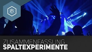 Spaltexperimente – Zusammenfassung fürs PhysikAbi [upl. by Aloysia57]