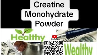 CREATINE MONOHYDRATE POWDER [upl. by Annaicul]