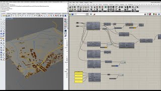 Grasshopper 14 3D modelling based on OSM data using Urbano [upl. by Fagan871]