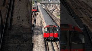 London Underground Piccadilly line in Acton Town train trainspotting railway [upl. by Eceela]