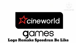 Cineworld Games Logo Remake Speedrun Be Like [upl. by Corron]