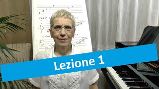 Video corso di pianoforte Livello 1  Lezione n 1 [upl. by Susumu]