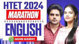 HTET 2024 English Marathon By Sachin Academy Live 1pm [upl. by Eihctir]