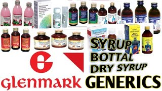 GLENMARK जेनेरिक सिरप BOTTAL DRY SYRUP DROPS BRANDS FOR MEDICINE STORE medicine syrups bottle [upl. by Jaymee]