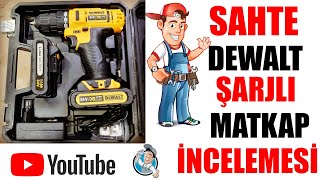 Sahte Dewalt Şarjlı Matkap İnceleme  Fake Dewalt Cordless Drill Review [upl. by Zeuqram]