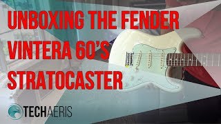 Fender Vintera Stratocaster 60s Modified Unboxing [upl. by Fast274]