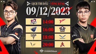 BAC vs TLN  BHD vs BRO  SGP vs FW  VGM vs HKA  VÒNG BẢNG AIC 2023  NGÀY 0912 [upl. by Nabatse]