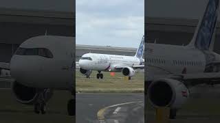 Farnborough International Airshow A321XLR vertical takeoff [upl. by Morton]