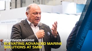 PALFINGER MARINE  Elevating Advanced Marine Solutions at SMM [upl. by Neerahs]