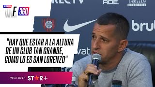 LEANDRO ROMAGNOLI ES EL NUEVO DT DE SAN LORENZO  ESPNF360 repasó las declaraciones del entrenador [upl. by Eskil]