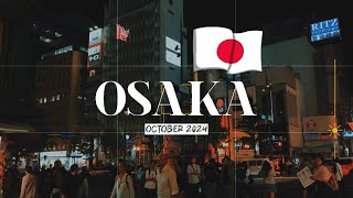 Vlog20 Osaka October 2024  Osaka Halal Food  Autumn 2024 [upl. by Jemy204]