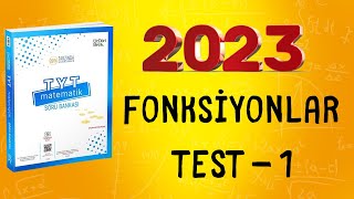 2023  345 TYT MATEMATİK SORU BANKASI ÇÖZÜMLERİ  FONKSİYONLAR TEST 1 [upl. by Audie]