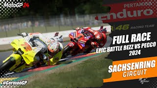 MotoGP™️24❗BEZZ KALAHKAN PECCO DI SACHSENRING😱❓ RACE GERMAN 2024🏁GermanGP REPLAY TV [upl. by Halpern]