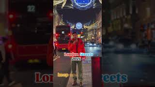 London regent streets 2024 🇬🇧 england ukindia christmas uk london [upl. by Gewirtz]