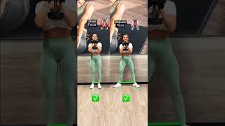 goblet squat vs plie squat squat exercise female fitnesslife [upl. by Adanama]