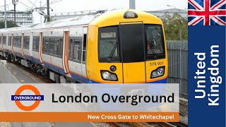 London Overground East London line  New Cross Gate to Whitechapel [upl. by Bird]