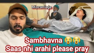 Surgery k bad Sambhavna ko Saas nhi arahi😭Sambhavna seth entertainment sambhavna seth new vlog [upl. by Arrec109]