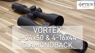 Vortex 624x50 amp 416x44 Diamondback Tactical Riflescopes  QUICKFIRE REVIEW [upl. by Gibert]