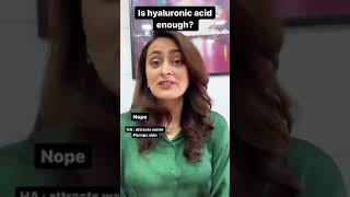 Is hyaluronic acid enough I dermatologist l dr Aanchal Panth [upl. by Jodoin210]