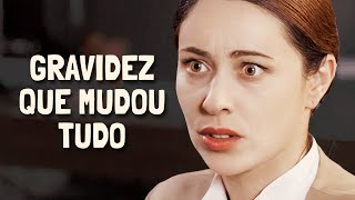 Gravidez que mudou tudo  Filme dublado completo  Filme romântico em Português [upl. by Andromada]