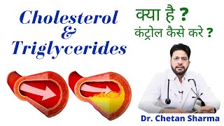 What is Cholesterol amp Triglyceride In Hindi  Sources and Control [upl. by Berenice]