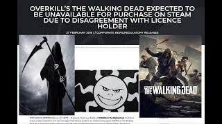 OVERKILLs The Walking Dead REMOVED FROM STEAM  Background [upl. by Luap]