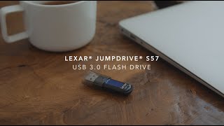 Lexar® JumpDrive® S57 USB 30 Flash Drive [upl. by Lennaj]